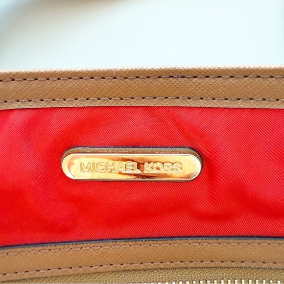 MICHAEL KORS Kempton Red Crossbody Bag Purse - Picture 5 of 12